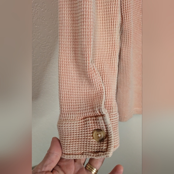 Bagatelle Waffle Knit Shacket - Picture 3 of 9